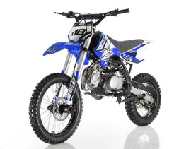 APOLLO DB-X18 125cc RFZ 125cc RACING Dirt Bike, 4 stroke, Single Cylinder - Available in Crate - Blue APOLLO DB-X18 125cc RFZ 125cc RACING Dirt Bike, 4 stroke, Single Cylinder - Available in Crate - Blue