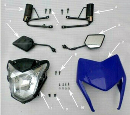 RPS Hawk 250 Right Side Mirror RPS Hawk 250 Right Side Mirror