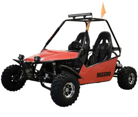 Massimo New GKM-200 Go Kart, 45 MPH, 4-Strock, Electric CDI, Automatic w/Reverse