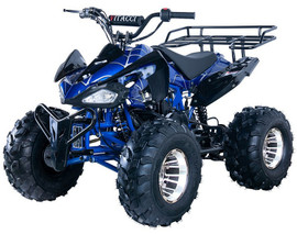 New Vitacci JET-10 DLX 125cc ATV, Alloy Wheels Auto with Reverse - Blue