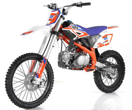 Apollo New Z20 Max 125cc Dirt Bike, 4-Speed (Manual) Single-Cylinder - Orange Apollo New Z20 Max 125cc Dirt Bike, 4-Speed (Manual) Single-Cylinder - Orange