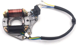 Chanoc 2 Coil Stator Ignition Magneto Plate for 50cc 70cc 90cc 110cc 125cc Chinese ATV Quad Dirt Bike Taotao Sunl JCL Chanoc 2 Coil Stator Ignition Magneto Plate for 50cc 70cc 90cc 110cc 125cc Chinese ATV Quad Dirt Bike Taotao Sunl JCL