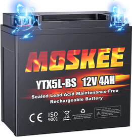 YTX5L-BS Motorcycle Battery High Performance - Maintenance Free - Sealed AGM 12V 4Ah ATV Battery For Honda Yamaha Suzuki Kawasaki YTX5L-BS Motorcycle Battery High Performance - Maintenance Free - Sealed AGM 12V 4Ah ATV Battery For Honda Yamaha Suzuki Kawasaki