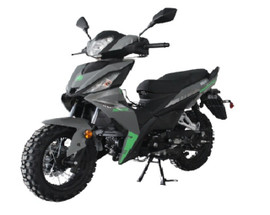 Dongfang Boss Motor 125cc (DF125RTF) Motorcycle Cross 125 , 4-Speed, Semi-Automatic, 13 Inch Wheel With Enduro Tire
