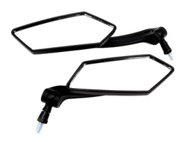 MMG Universal Mirror Set (Black) 10mm RH/RH Thread - Foldable MMG Universal Mirror Set (Black) 10mm RH/RH Thread - Foldable