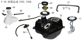 LIFAN KPV150 Fuel Tank Cap (Image #08)