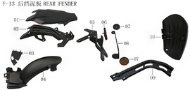 Lifan KPV150 Rear Fender (KPVF13-04)
Lifan KPV150 Rear Fender (KPVF13-04)