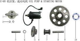 Lifan KP200 Starter Motor Assembly(Image #06) Lifan KP200 Starter Motor Assembly(Image #06)