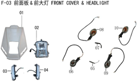 Lifan E3 Front Mask Assembly(Image #01) Lifan E3 Front Mask Assembly(Image #01)