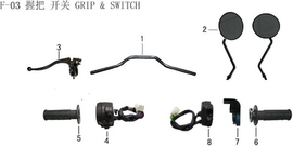 Lifan X-Pect 200 Throttle Grip Combination(Image #06) Lifan X-Pect 200 Throttle Grip Combination(Image #06)
