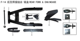 Lifan Kp Mini Rear fork combination