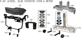 Lifan Kpx250 Headlight Bracket Combination(Image #02)
