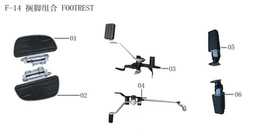 Lifan Lf250-D Front Right Footrest Bracket Assembly (Image #03) Lifan Lf250-D Front Right Footrest Bracket Assembly (Image #03)