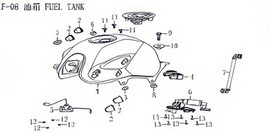 Lifan KP200 Side cover rubber ring (Image #03) Lifan KP200 Side cover rubber ring (Image #03)