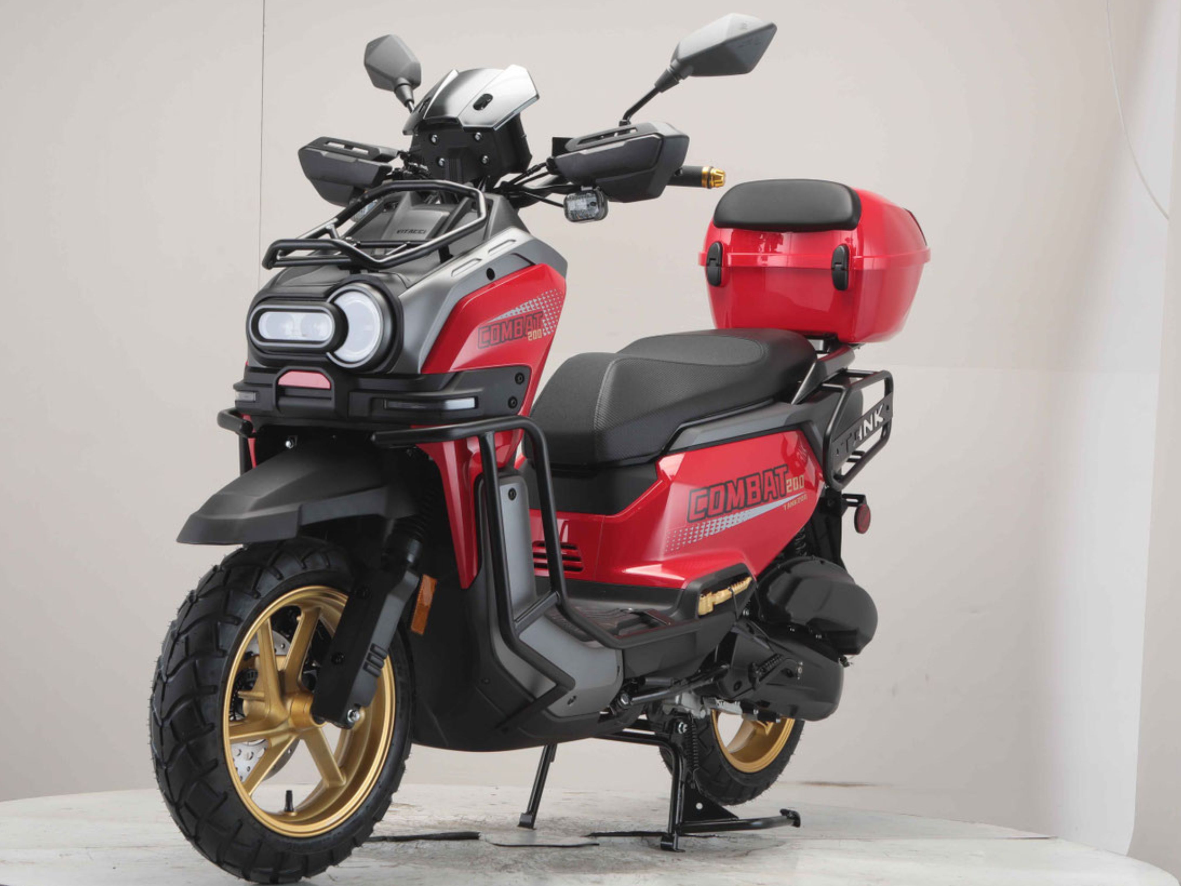 Vitacci Tank Combat 200 Gas Scooter Electric Start