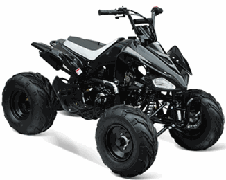 MID SIZE ATV 125CC G - Black