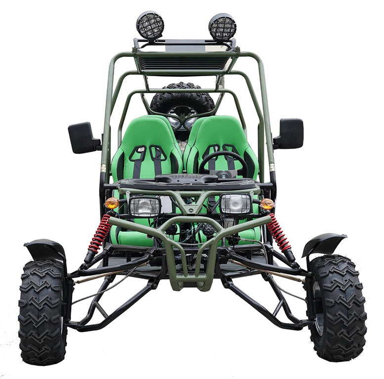 New Vitacci Hummer 200cc 4Seats (TK200GK-6) Go Kart, Air-Cooled, 4 Stroke - Available in Crate - Green