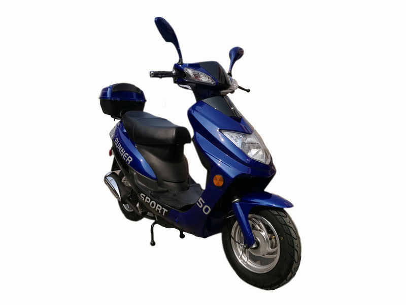 Vitacci Runner 50cc Scooter, 4 Stroke, Air-Forced Cool,Single Cylinder - Fully Assembled and Tested