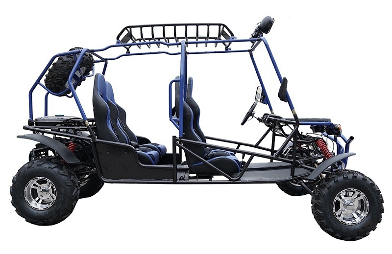 NEW RPS TK200GK-6A 200cc 4-Seater Go Kart, 4-Stroke, Single Cylinder, Air-Cooled -  Blue