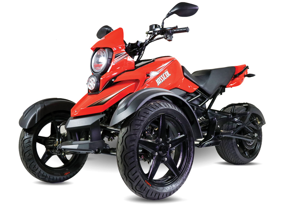 Jasscol Saber 177.3cc Trike, Air Cooled, 4-Stroke, 1-Cylinder, Electric & Kick Start