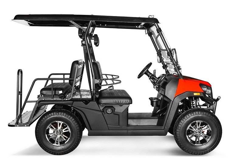 Vitacci Rover-200 EFI 169cc (Golf Cart) UTV, 4-stroke, Single-cylinder, Oil-cooled - Fully Assembled and Tested - Burgundy Front