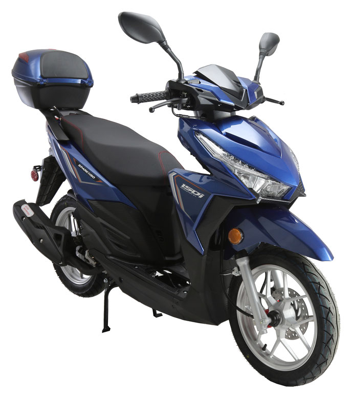 Vitacci SPARK 150cc Scooter, GY6 4-Stroke, Air Cooled- Fully Assembled and Tested - Blue