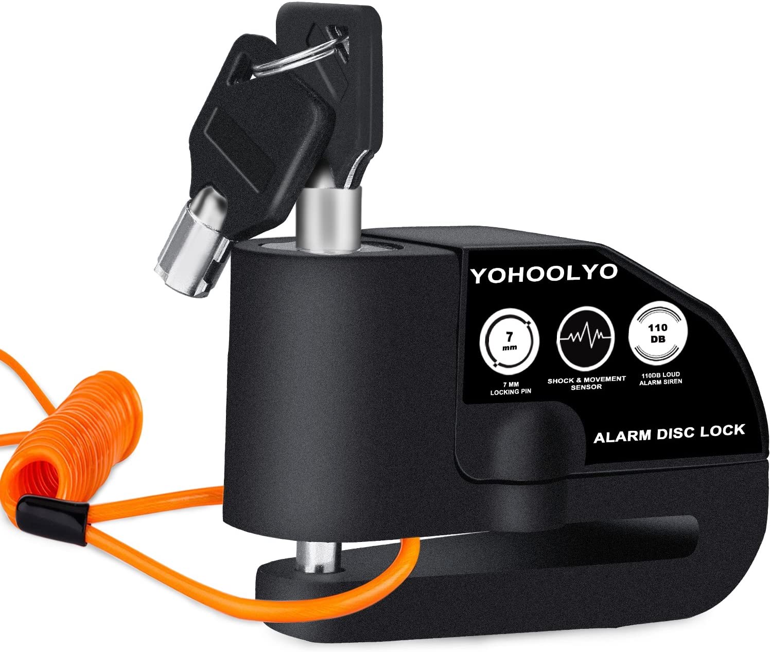 bike disc lock with alarm