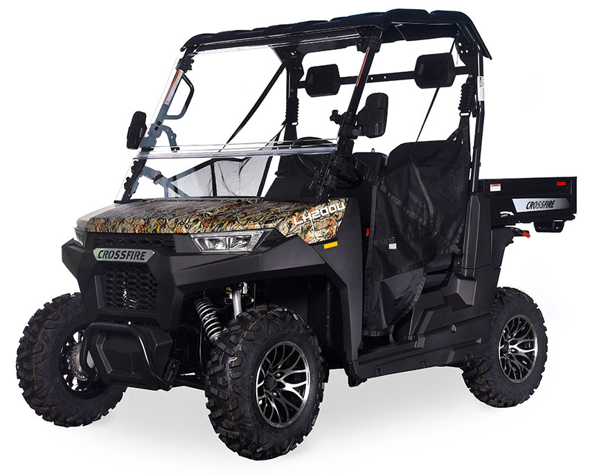 New Crossfire 200 EFI - Dump Bed UTV Free windshield - Fully Assembled and Tested
