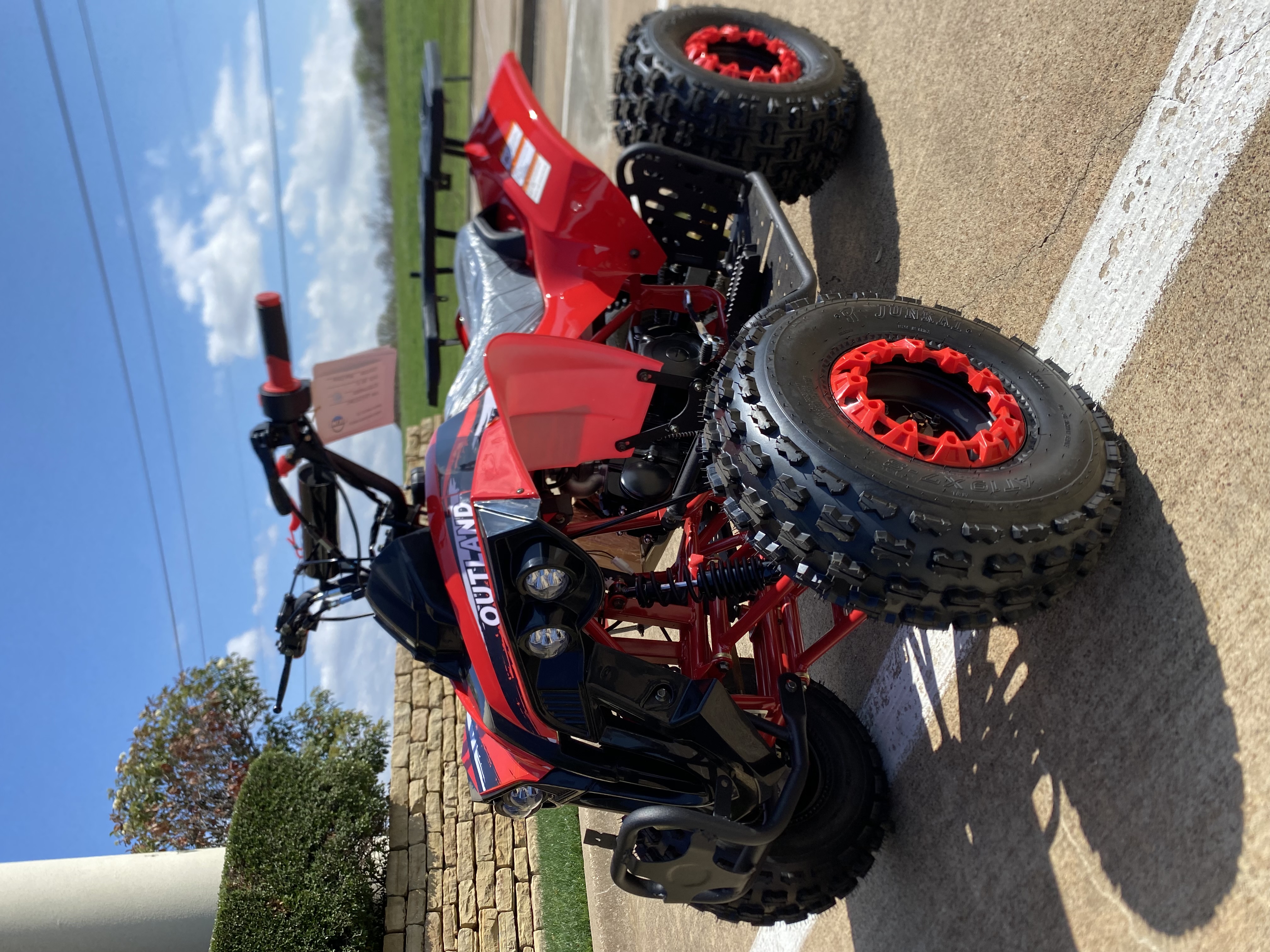 RPS 125-8 Outland Mid Size ATV For Sale, Single Cylinder, Air Cooled, 4 Stroke - fully assembled and tested
