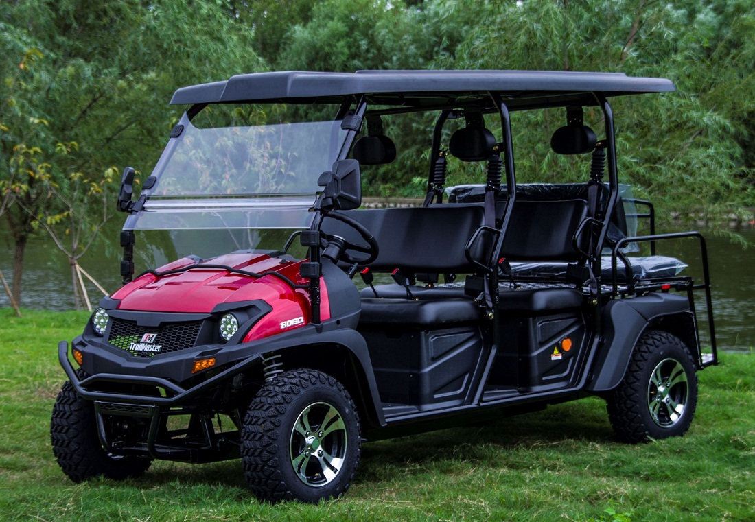 Trailmaster Taurus 80ED GV UTV, Steering Wheel With Rear Flip Seat