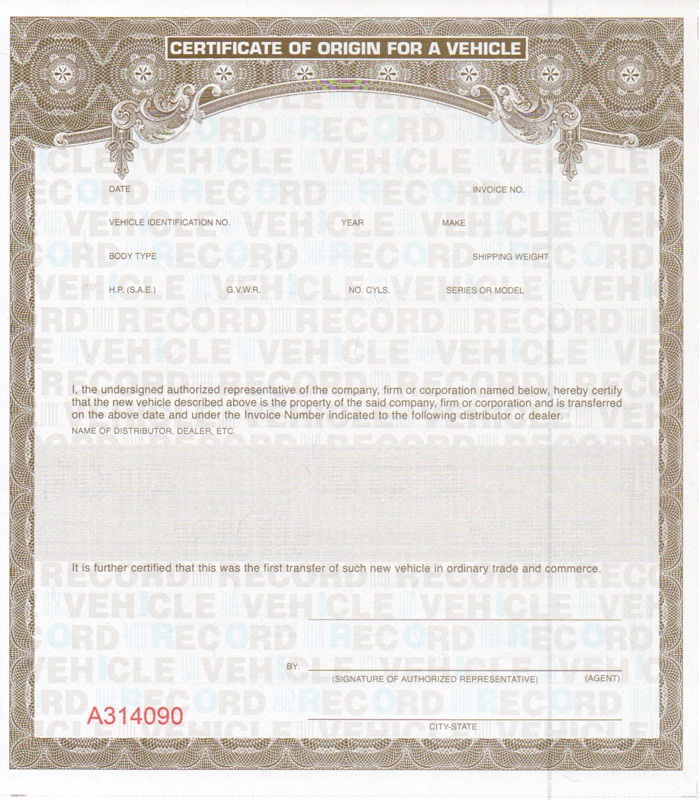 MCO / TITLE PROCESSING