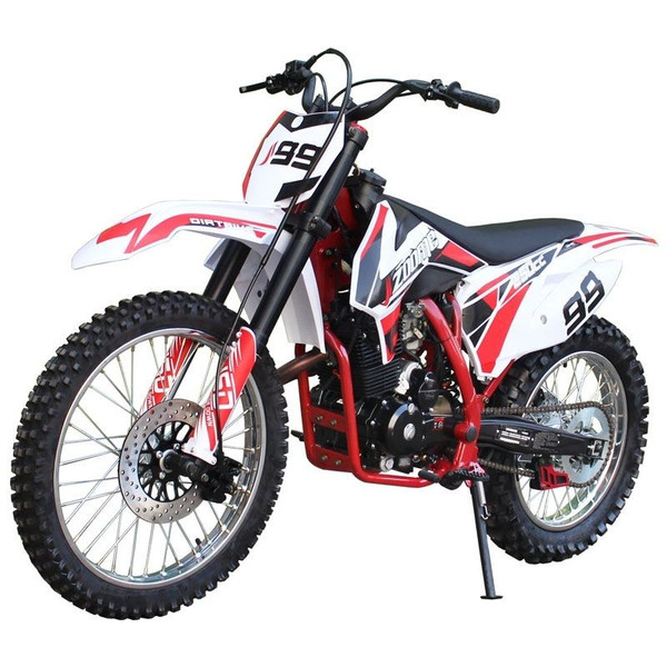 Dongfang RF ZOOMe RTT 250cc (DF250RTT) Dirt Bike With 5 Speed Manual Tranny, Electric And Kick Start, Light Weight