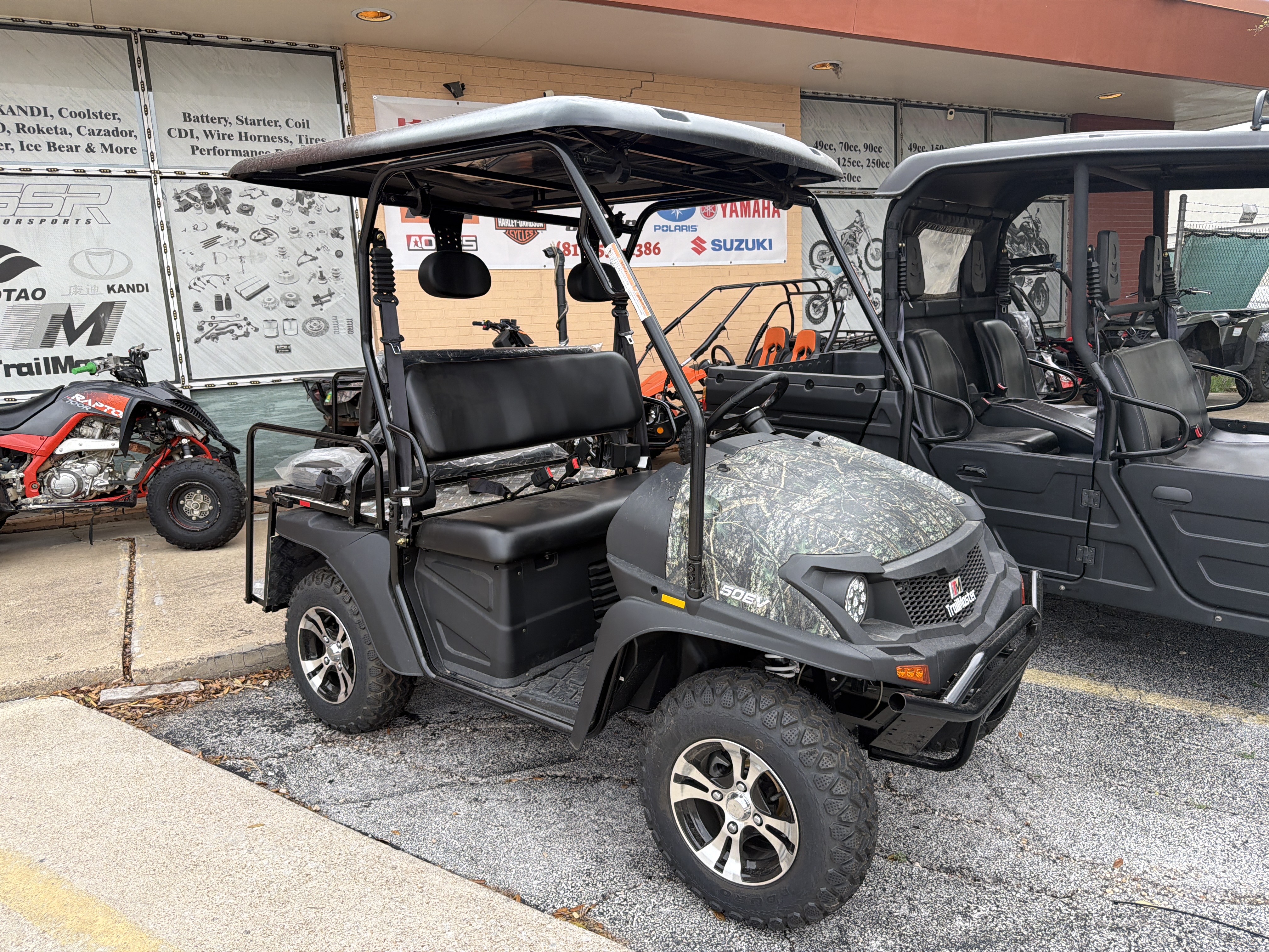 Display Model Trailmaster Taurus 50EV Utv, 60V BLDC Brushless DC Motor, Steering Wheel