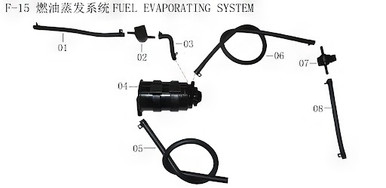 LIFAN Kpv150 Absorption Tube (Image #03)