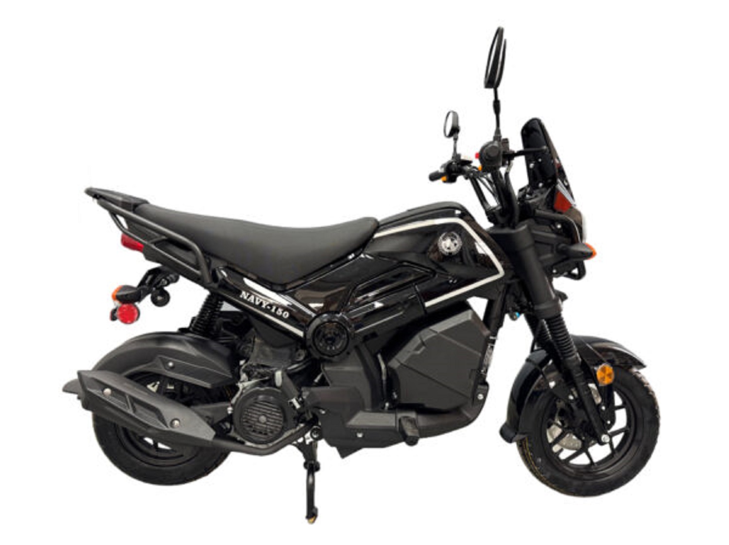 Roketa MC-180-150 150cc NAVY-150 Motorcycle | Aluminum Wheels | Hydraulic Suspension