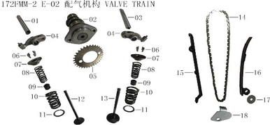 Lifan Kpx250 Valve inner spring(Image #08)
