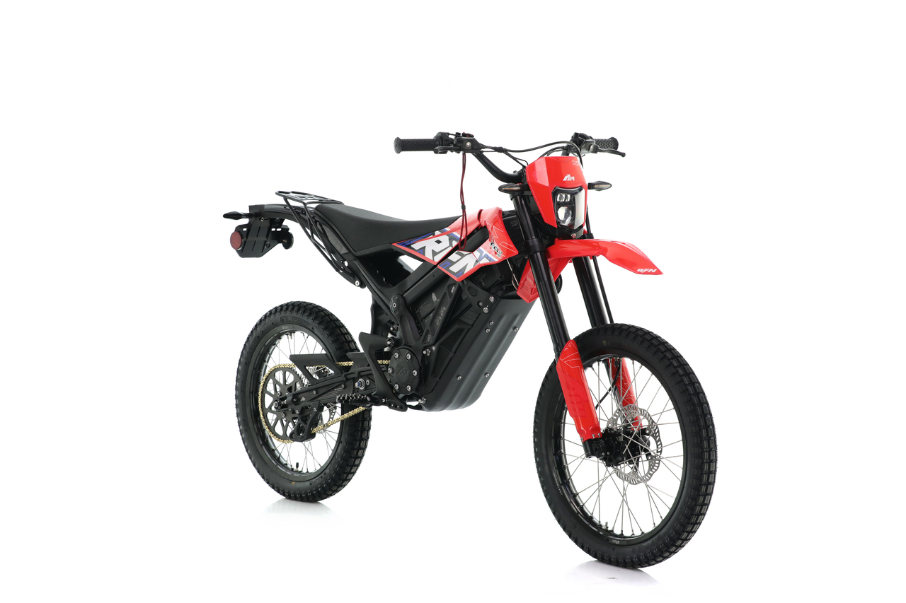 RFN Ares Rally Electric Dirt Bike – 74V/43Ah Endurance Power, 305 Nm Torque