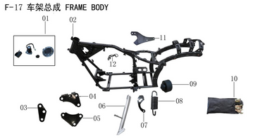 Lifan Lf250-D Muffler Mounting Plate Assembly Ii (Image #11)