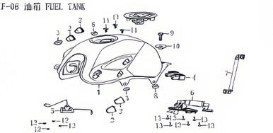 Lifan KP200 Nut M6 (Image #12)