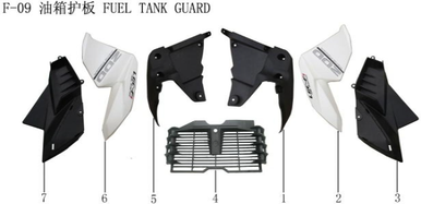 Lifan KP200 Fuel Tank Left Decorative Cover Ⅱ (Image #07)