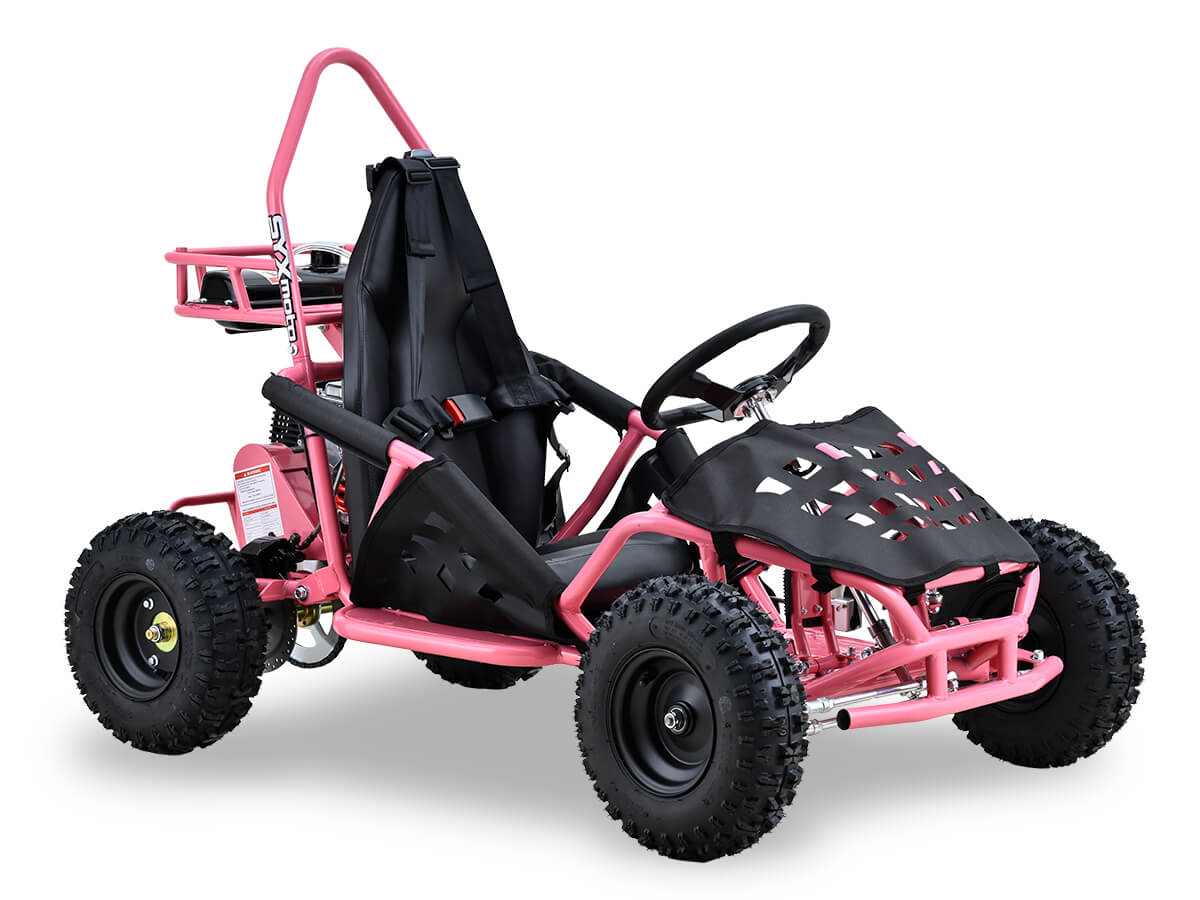 Ice Bear 49cc Go Kart – Semi-Automatic, Rear Suspension, Rugged Frame