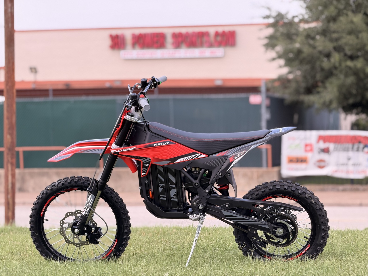 Nicot E-Wolf Electric Dirt Bike – 6,500W Off-Road Pit Bike with 40 MPH Top Speed