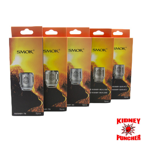 Smok TFV8 Baby Replacement Heads - 5pk