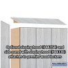 Wood Lockers, 12" Wide Premier Wood Locker - Single Tier - 3 Wide - 6 Feet High - 21" Deep - Resettable Combination Locks