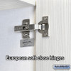 Salsbury 15" Wide Premier Wood Locker - Double Tier - 3 Wide - 6 Feet High - 18" Deep - Hasp