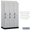 Salsbury 15" Wide Premier Wood Locker - Double Tier - 3 Wide - 6 Feet High - 24" Deep - Resettable Combination Locks