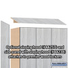 Salsbury 15" Wide Premier Wood Locker - Double Tier - 3 Wide - 6 Feet High - 24" Deep - Resettable Combination Locks