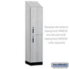 Salsbury 18" Wide Premier Wood Locker - Double Tier - 1 Wide - 6 Feet High - 18" Deep - Electronic Locks