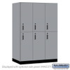 Salsbury 18" Wide Premier Wood Locker - Double Tier - 3 Wide - 6 Feet High - 24" Deep - Electronic Locks