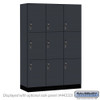 Salsbury 18" Wide Premier Wood Locker - Triple Tier - 3 Wide - 6 Feet High - 18" Deep - Hasp